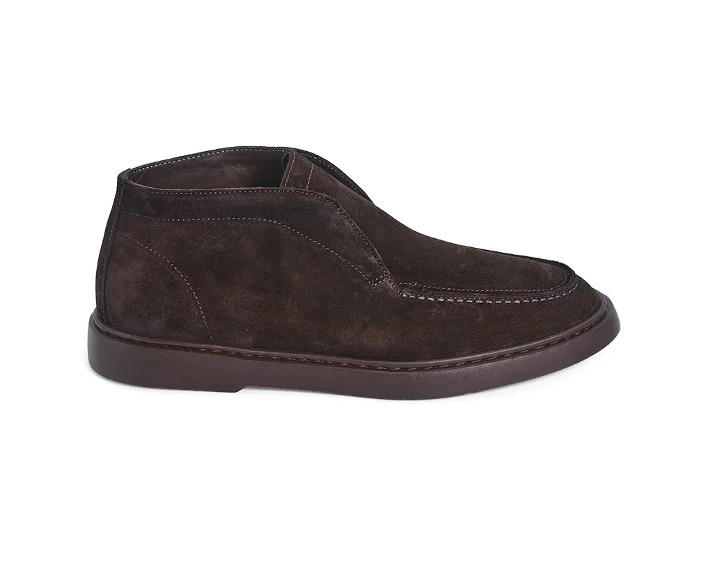 19208 braune Wildleder-Ankle-Boot